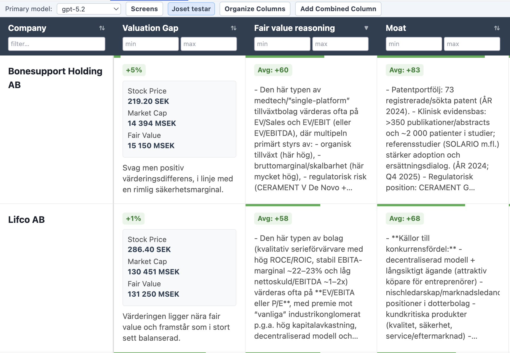Mercurius Data Screener